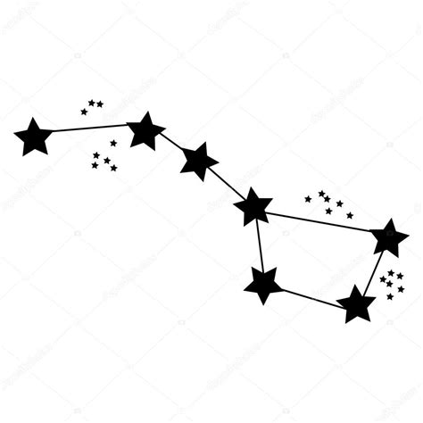 Ursa Major Constellation Drawing