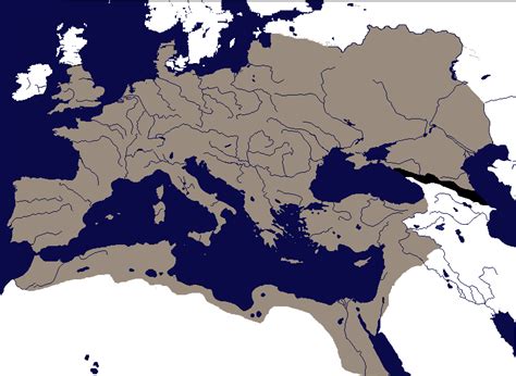 Map of the borders of the Roman and Hunnic Empires. ( Example in Pic 2) : r/territorial_io