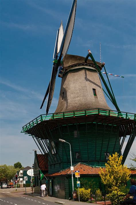 Windmill in Zaandam, Holland Wind Mills, Holland, Fair Grounds, Explore, Views, Travel ...