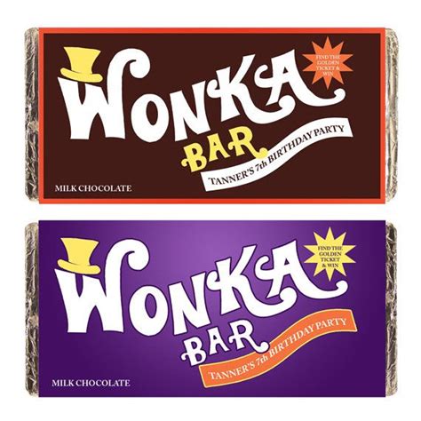 WONKA BAR customize Printable digital by TTLGphotoANDgraphics, $12.99 ...