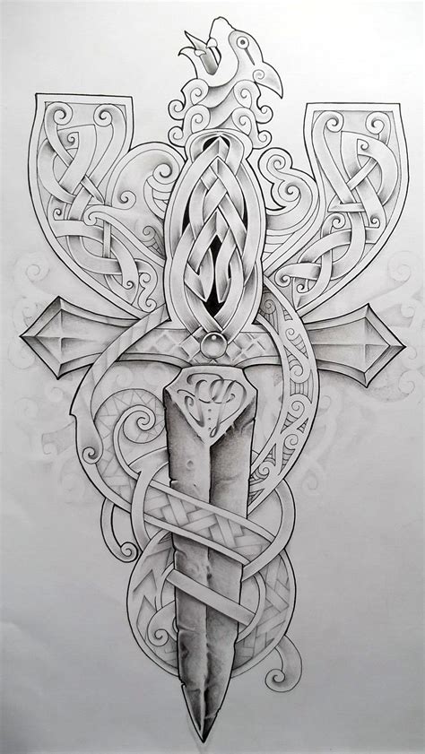 Celtic Cross2 by Tattoo-Design on deviantART | Warrior tattoos, Celtic cross tattoos, Celtic ...