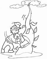 Jack And The Beanstalk Coloring Pages  Home sketch template