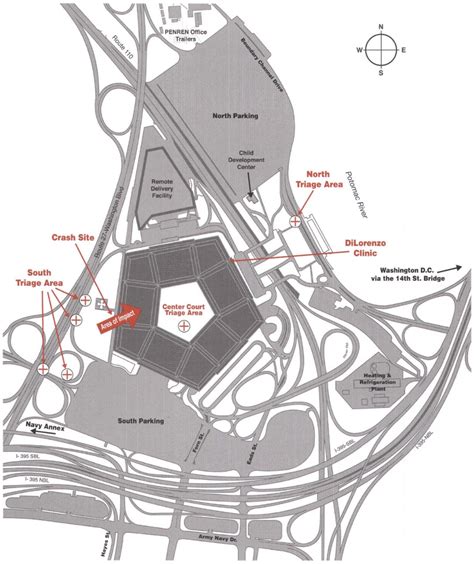 Pentagon Memorial Map