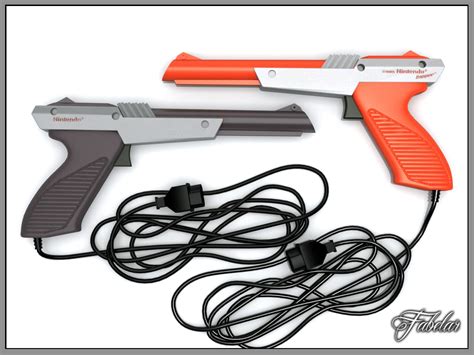 nintendo nes zapper 3d model