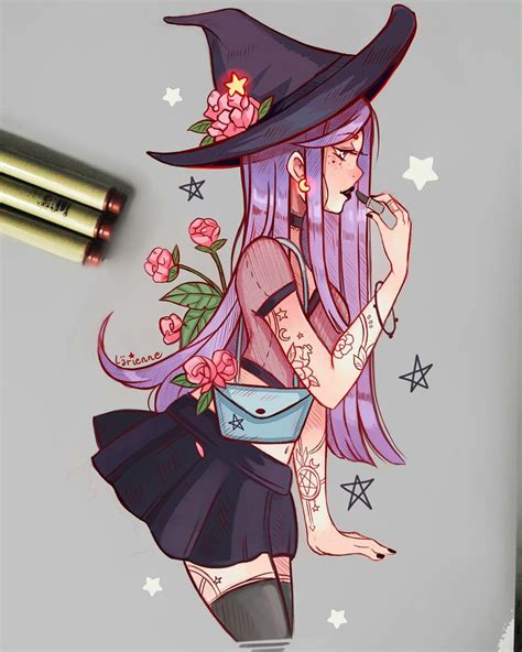 Épinglé par Sary Mcberry sur Witchypoo! | Dessin sorcière, Dessin manga, Art dessin