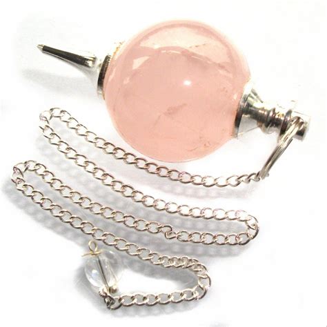 Rose Quartz Ball Pendulum, For Healing, 50g at Rs 70/piece in Vadodara | ID: 25988460648