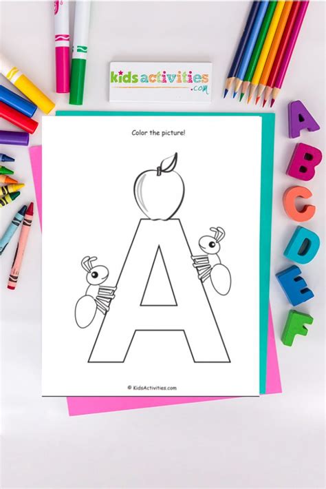 Free Letter A Worksheets for Preschool & Kindergarten | Kids Activities ...