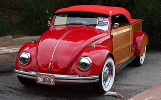 1967 Volkswagen - custom woody - red - fvl | Lake Arrowhead,… | Flickr