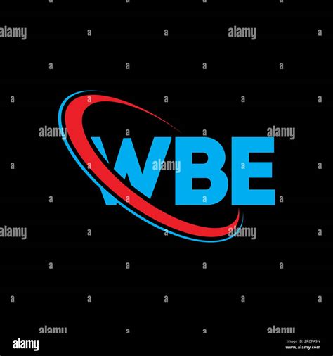 WBE logo. WBE letter. WBE letter logo design. Initials WBE logo linked with circle and uppercase ...