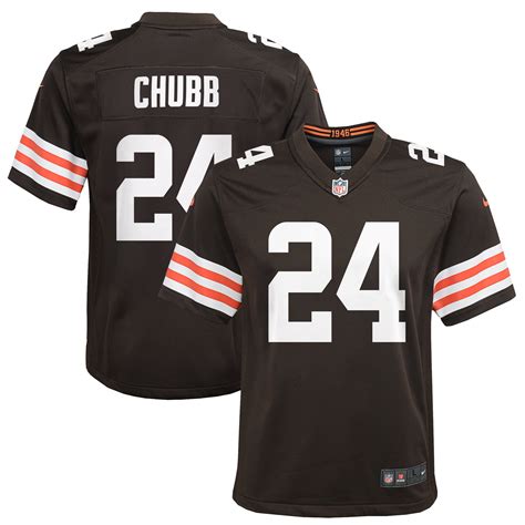 Youth Nike Nick Chubb Brown Cleveland Browns Game Jersey