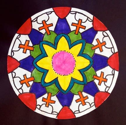 St. Mary's Art Room: 6th Grade Radial Mandalas