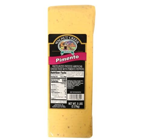 Pimento Cheese - Loaf WC 5 lb | Walnut Creek Foods