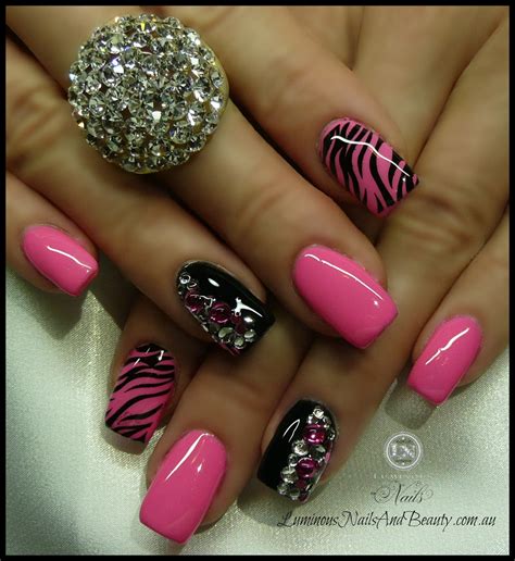 Acrylic Nails Zebra | HOME DECORATION LIVE