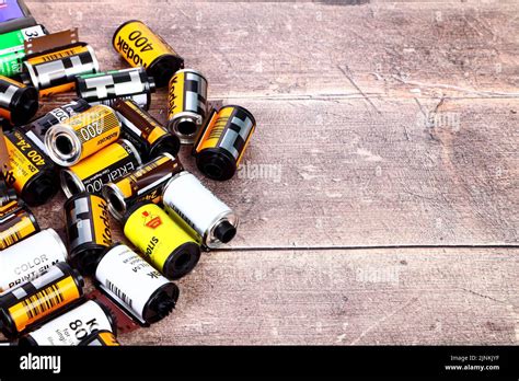 35mm format camera film rolls for SLR cameras Stock Photo - Alamy