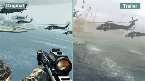 Call of Duty: Modern Warfare Remastered new comparison with ...