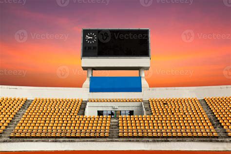 Stadium with scoreboard 9322560 Stock Photo at Vecteezy