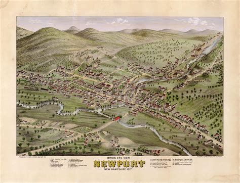 Historic Map - Newport, RI - 1878 | World Maps Online