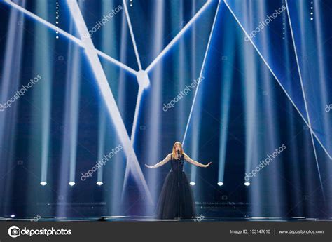 Blanche from Belgium Eurovision 2017 – Stock Editorial Photo ...