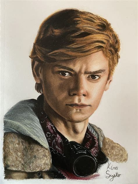 Newt in colored Pencil made by me! : r/MazeRunner