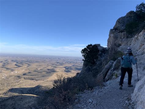 Guadalupe Peak Trail Texas Highpoint, Guadalupe National Park, TX, USA ...