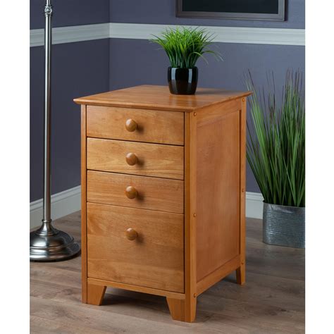 Winsome Wood File Cabinet with 4 Drawers, Honey: Amazon.ca: Home & Kitchen