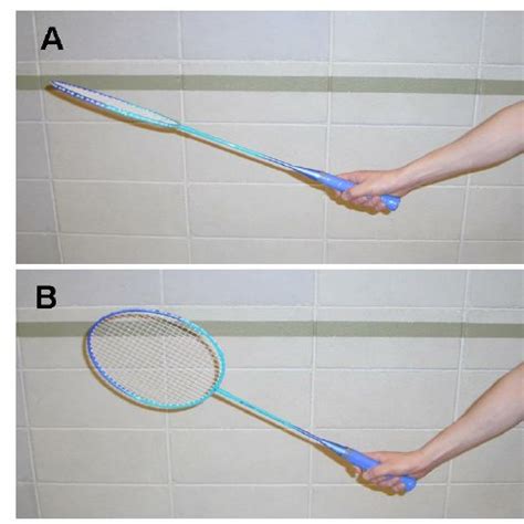 Gripping technique Western (A) and Eastern (B) grip. | Download ...