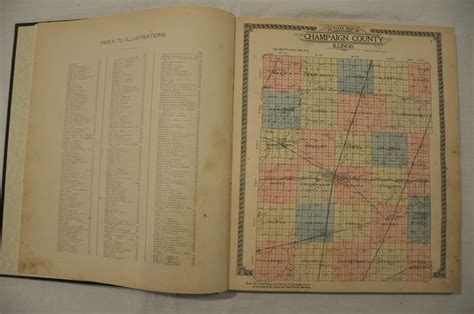 Standard Atlas of Champaign County, Illinois | Curtis Wright Maps