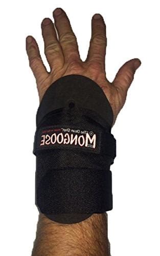 Mongoose "Clean Shot" Bowling Wrist Support, Large, Black