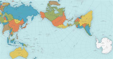 Properly Scaled World Map - United States Map