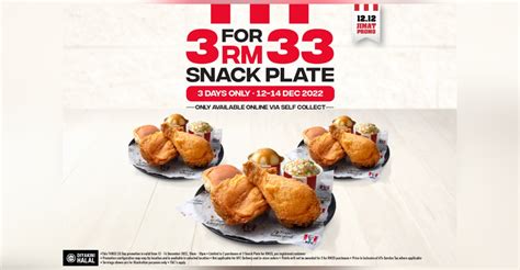 3 KFC Snack Plate For RM33 Is Back!