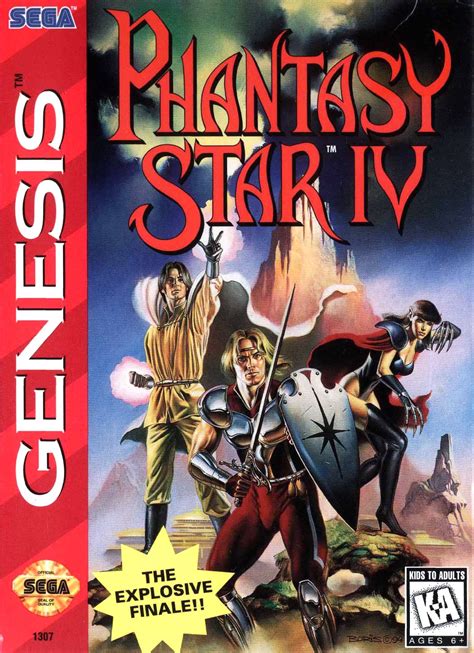 Phantasy Star IV / Video Game variant cover / 1994 (Boris Vallejo) | Sega genesis, Sega, Retro ...