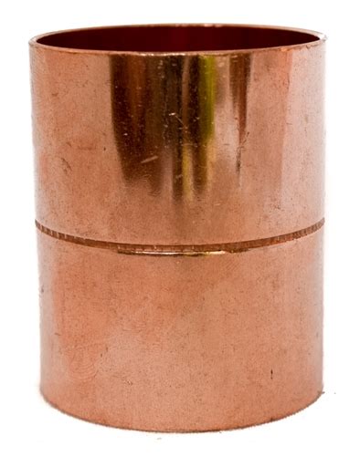 2" Copper Coupling with Stop