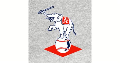 Philadelphia Athletics Elephant Logo - Philadelphia As Elephant - Long ...