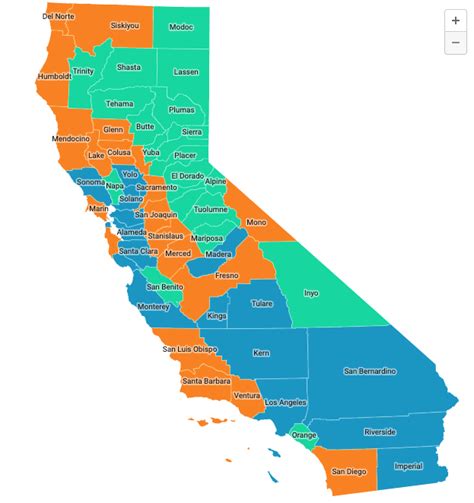 Map: In-Person Instruction and Distance Learning in California as of ...