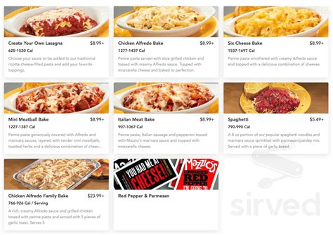 Mazzio's Pizza menu in Owasso, Oklahoma, USA