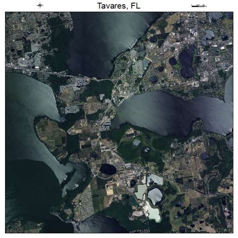 Aerial Photography Map of Tavares, FL Florida