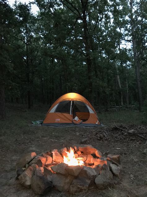 Southeast Oklahoma hill country : camping