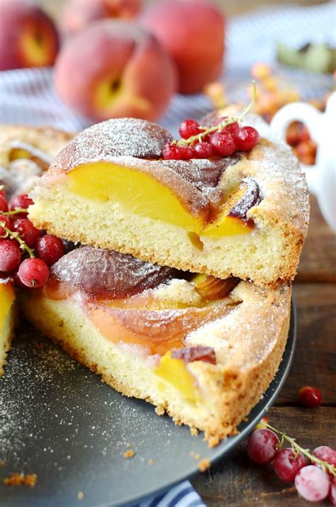 Peach Kuchen Recipe - Cook.me Recipes