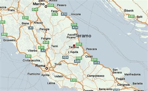 Teramo Italy Map ~ ELAMP