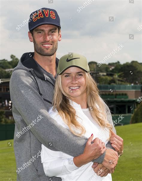 Elina Svitolina Ukraine Boyfriend Reece Topley Editorial Stock Photo ...