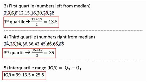 Quartile (first, third, interquartile) - YouTube