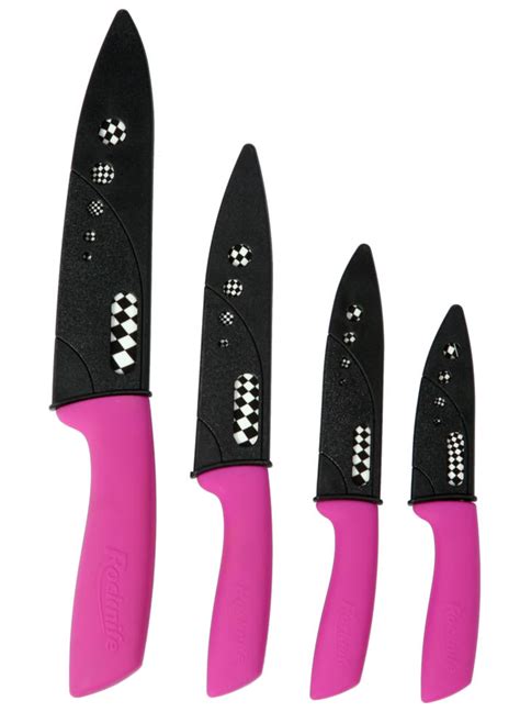 Pink Ceramic Kitchen Knives - Rocknife Ceramic Knives