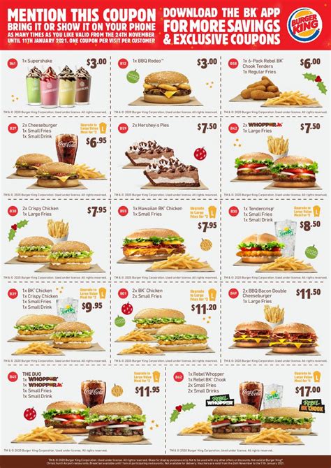 DEAL: Burger King Coupons valid until 11 January 2021 - Latest BK Coupons - frugal feeds nz