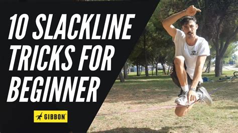 LEARN 10 SLACKLINE TRICKS -- in 10 minutes ! - YouTube