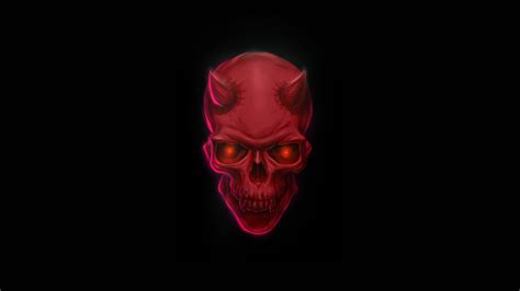 2560x1440 Red Devil Skull 8k 1440P Resolution ,HD 4k Wallpapers,Images,Backgrounds,Photos and ...