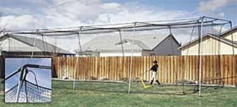 ATEC 40' Backyard Batting Cage Net & Hardware Kit - Oaks Batter Up Texas