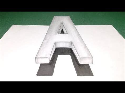 Смотреть онлайн бесплатно How to Draw 3D Alphabet Letters With Pencil ...