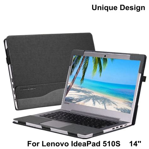 PU leather Case Cover for Lenovo Ideapad 510s 14 inch Laptop Bag ...