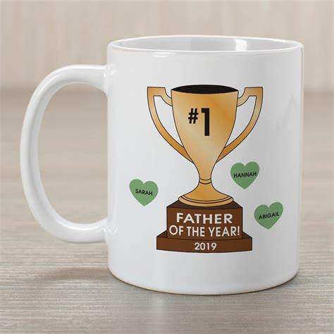 Personalized Dad Trophy Mug | GiftsForYouNow