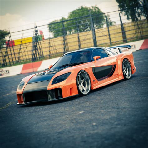 Mazda RX-7 Veilside Fortune Model - TurboSquid 2045170